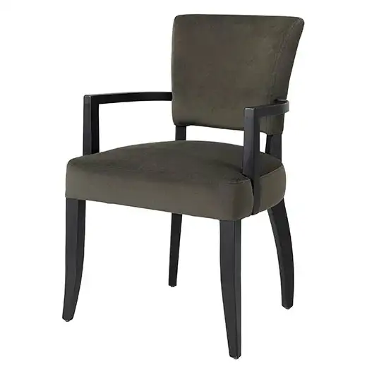 Artwood, Karmstol Maggie Velvet Dark Brown Artwood