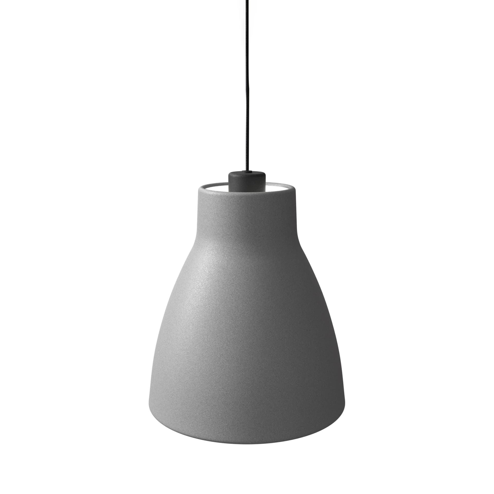 Belid, Gong Pendant D250 Betongstruktur/Svart struktur