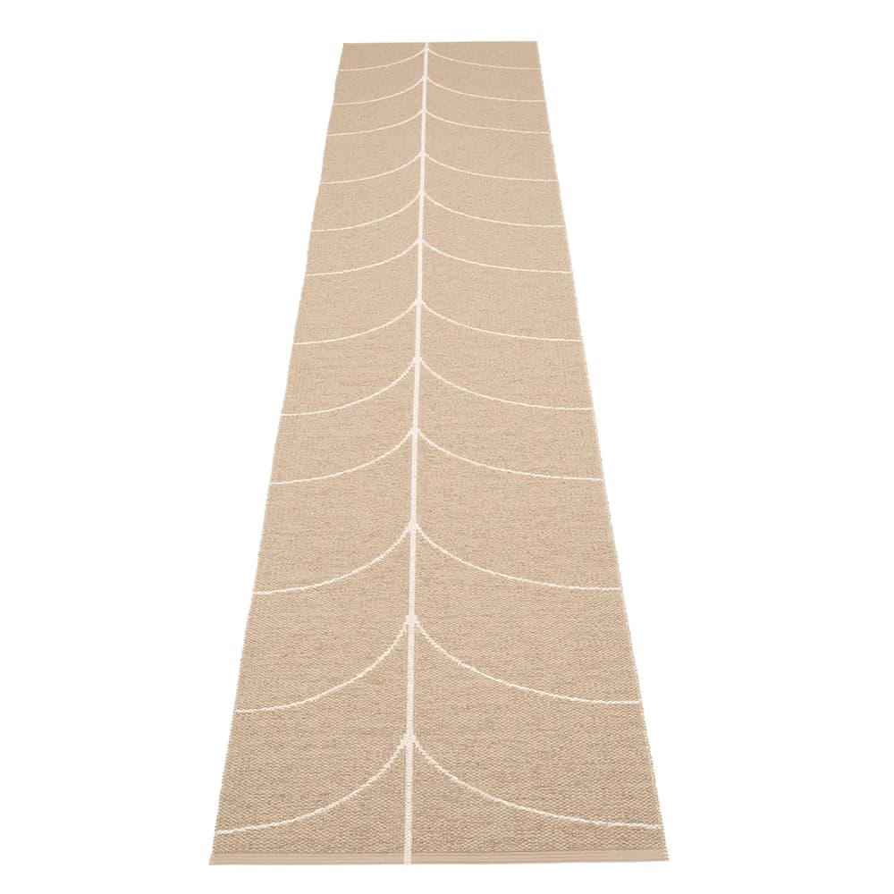 Pappelina, Vevd Teppe Leif Light Nougat 70x360 cm