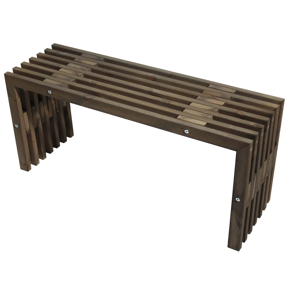 Hillerstorp, D-benk Benk 100 cm Furu Gråoljet