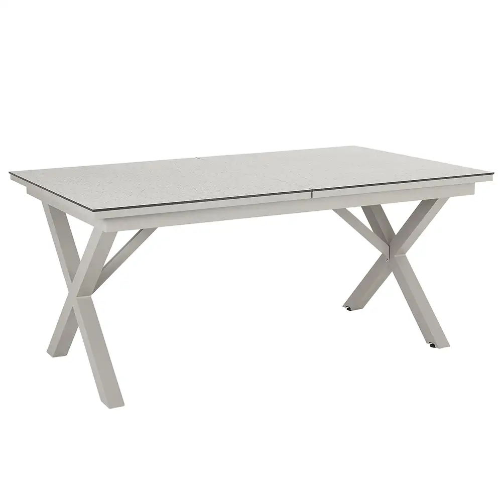 Brafab, Hillmond spisebord 100 x 166–226 Kaki høytrykkslaminert Brafab