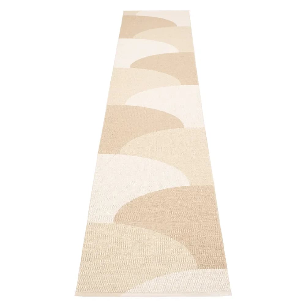 Pappelina, Hill teppe Vanilla/Beige/Cream 70 x 360cm