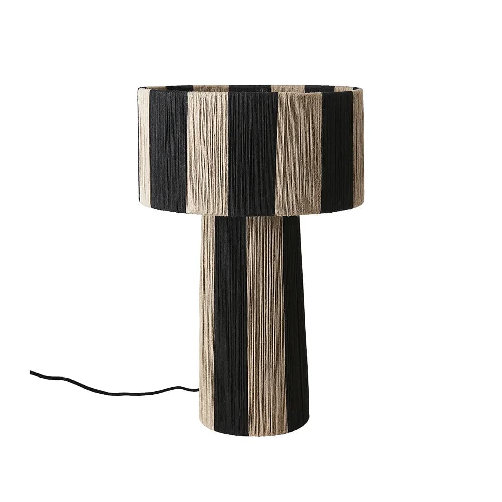 Affari of Sweden, JULLAN bordlampe sort/natur 49 cm