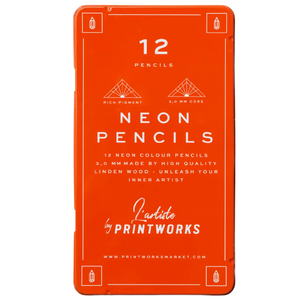 Printworks, 12 fargeblyanter - Neon