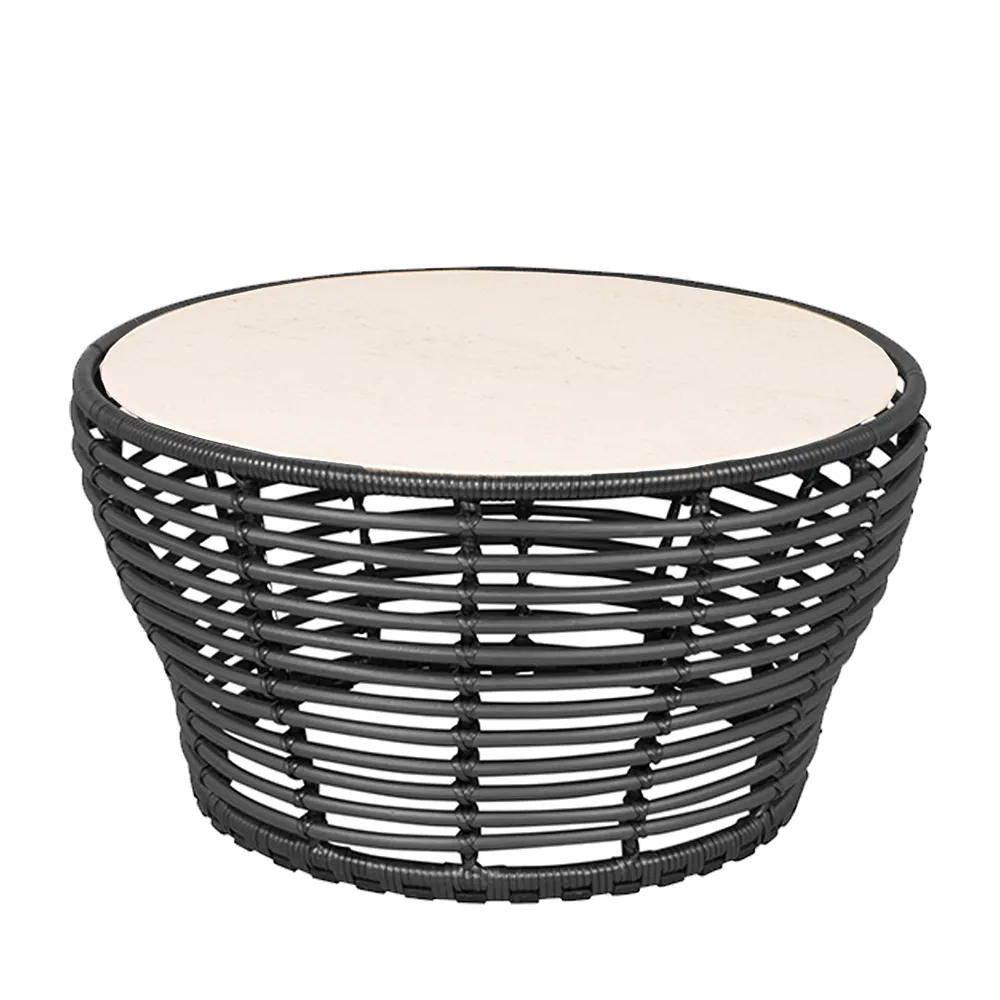 Cane-line, Basket kaffebordunderstell 75 cm Grafitt