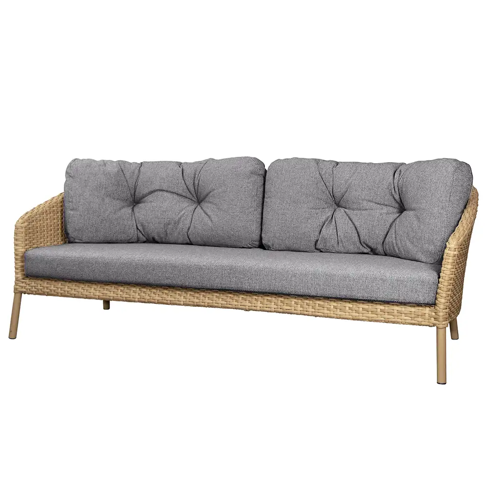Cane-line, Ocean putetrekk, dark grey, til 3-seters sofa