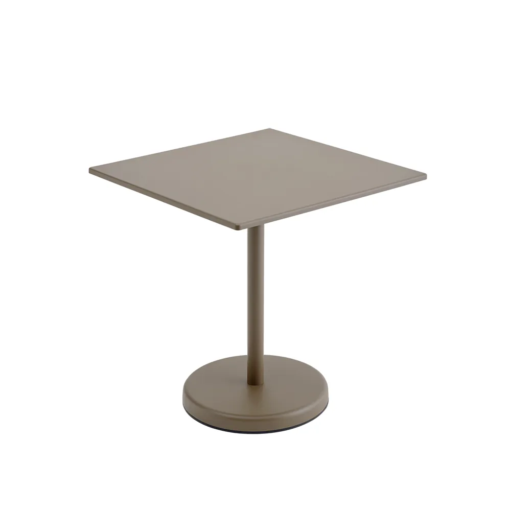 Muuto, Linear Steel Bistrobord 70x70 cm Taupe