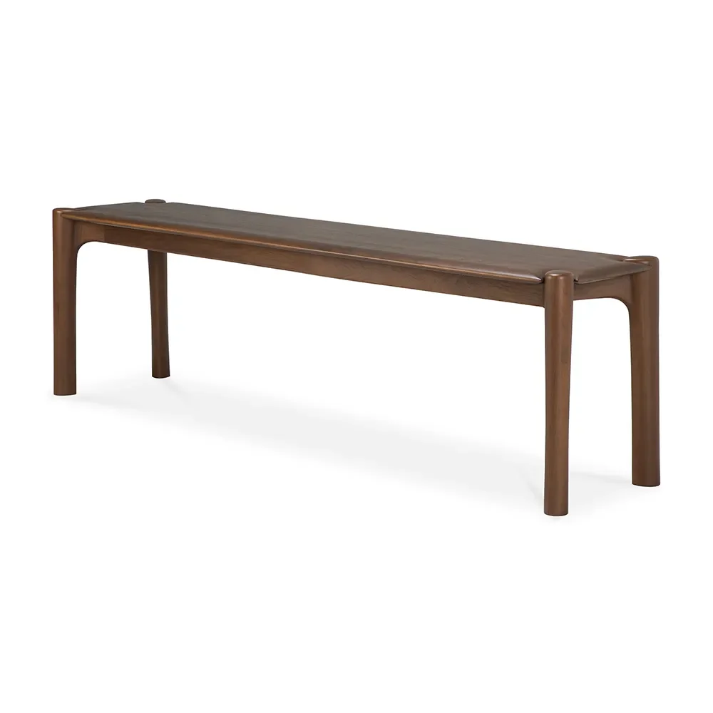 Ethnicraft, PI Benk 35x166 cm Brunlakkert teak