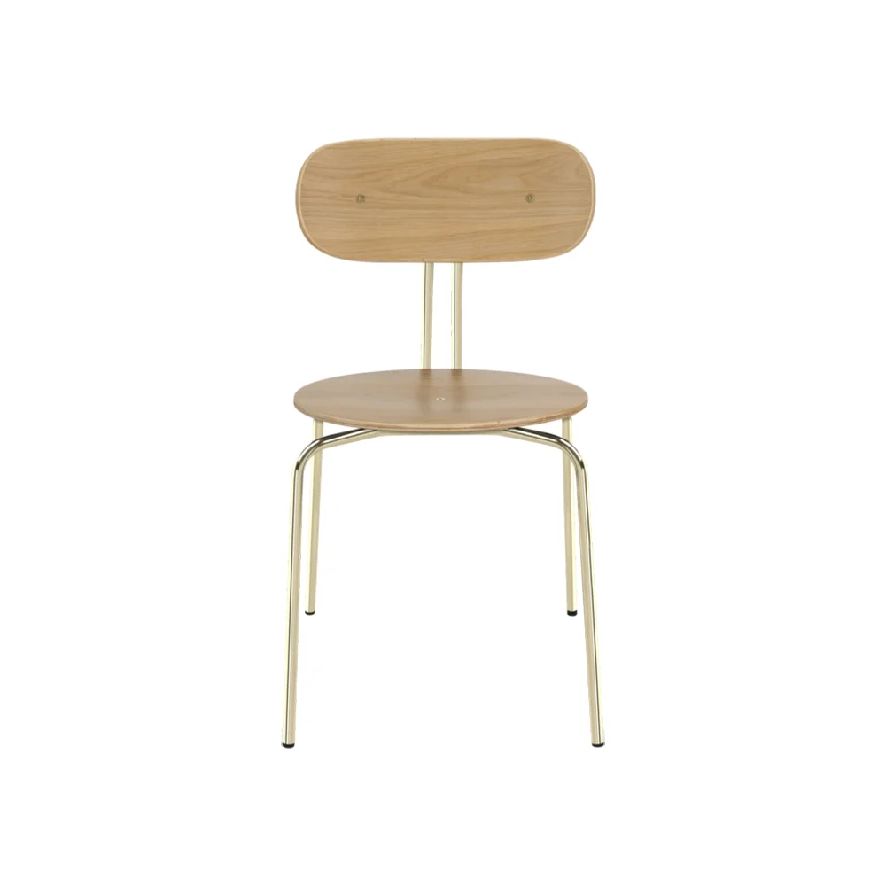 Umage Curious stol Oak-brass legs