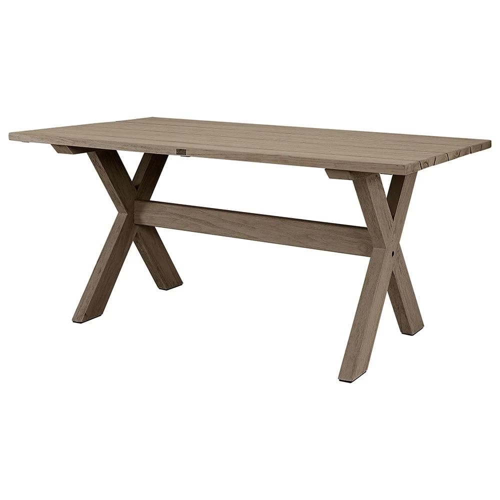 Artwood, Spisebord Cross 100 x 220 cm Charcoal Teak Artwood