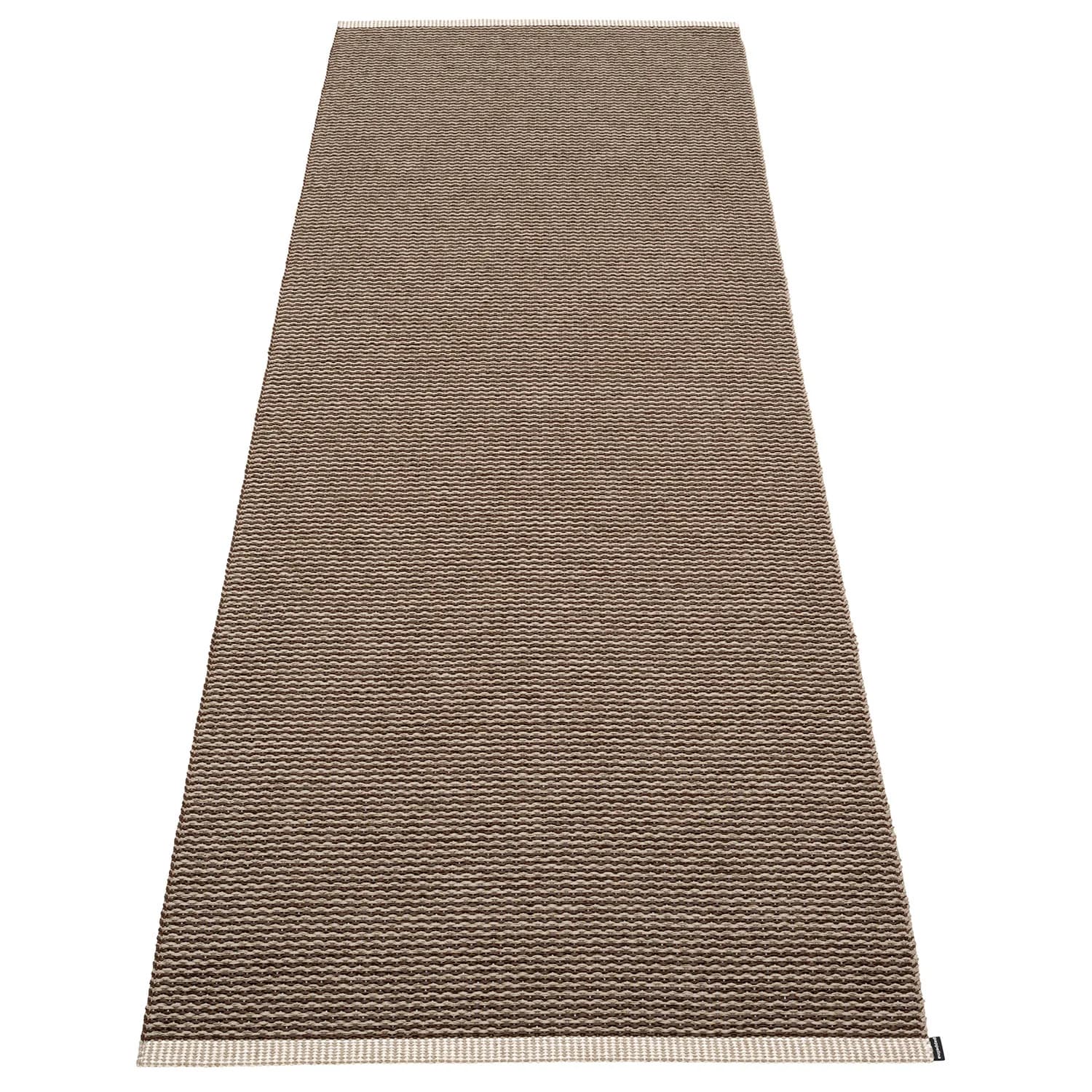 Pappelina, Mono matte 70x200 cm dark brown / dark linen