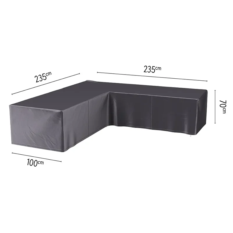 Platinum Aerocover, Hjørnesofatrekk 235/235 x 100 cm