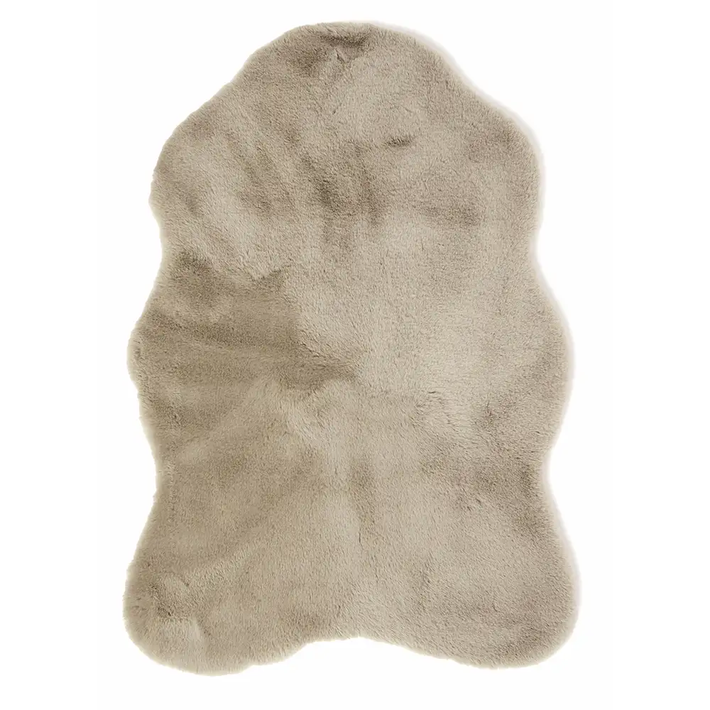 Skinnwille, Fluffy Teppe Beige
