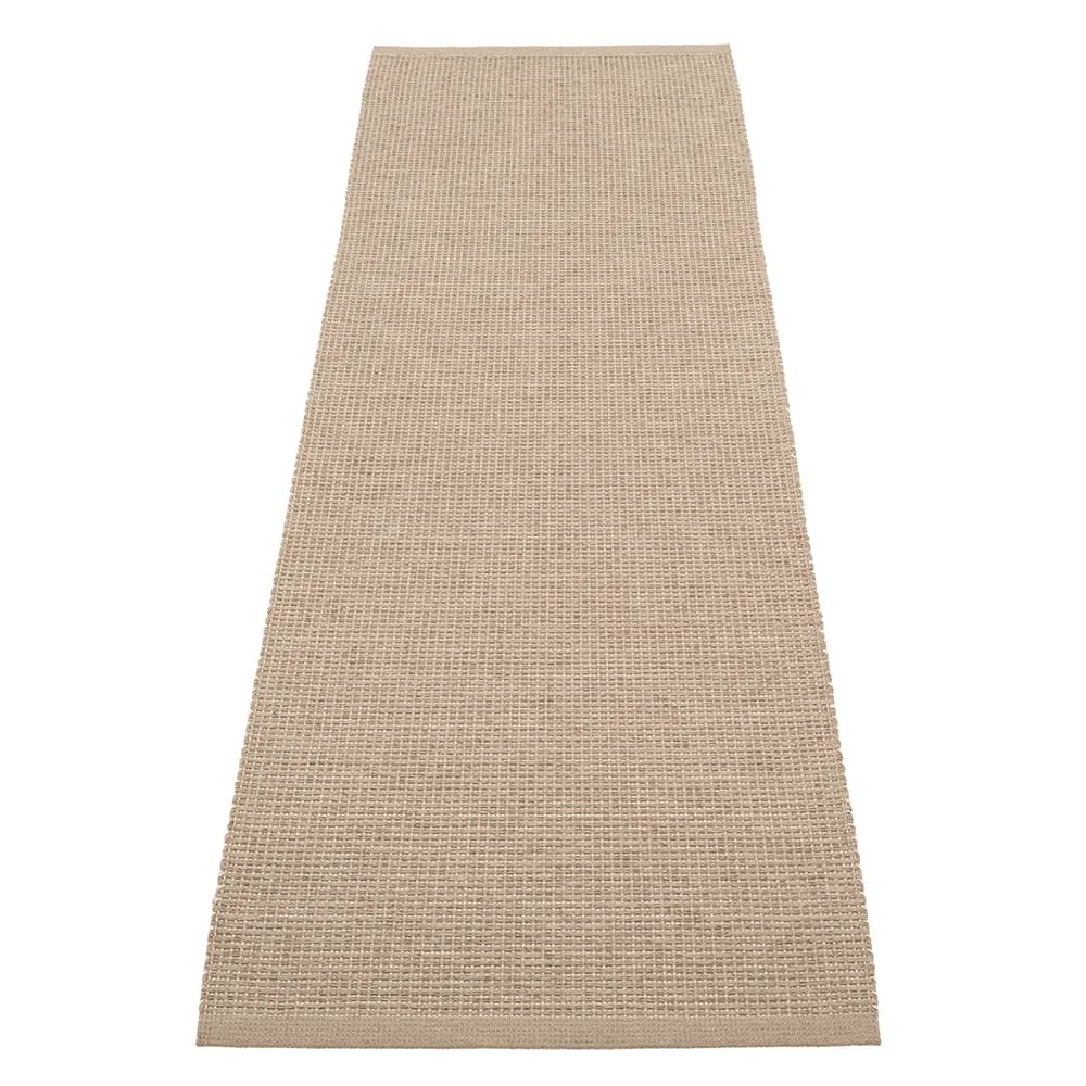 Pappelina, Emm teppe 70 x 240 cm Potato/Beige Metallic
