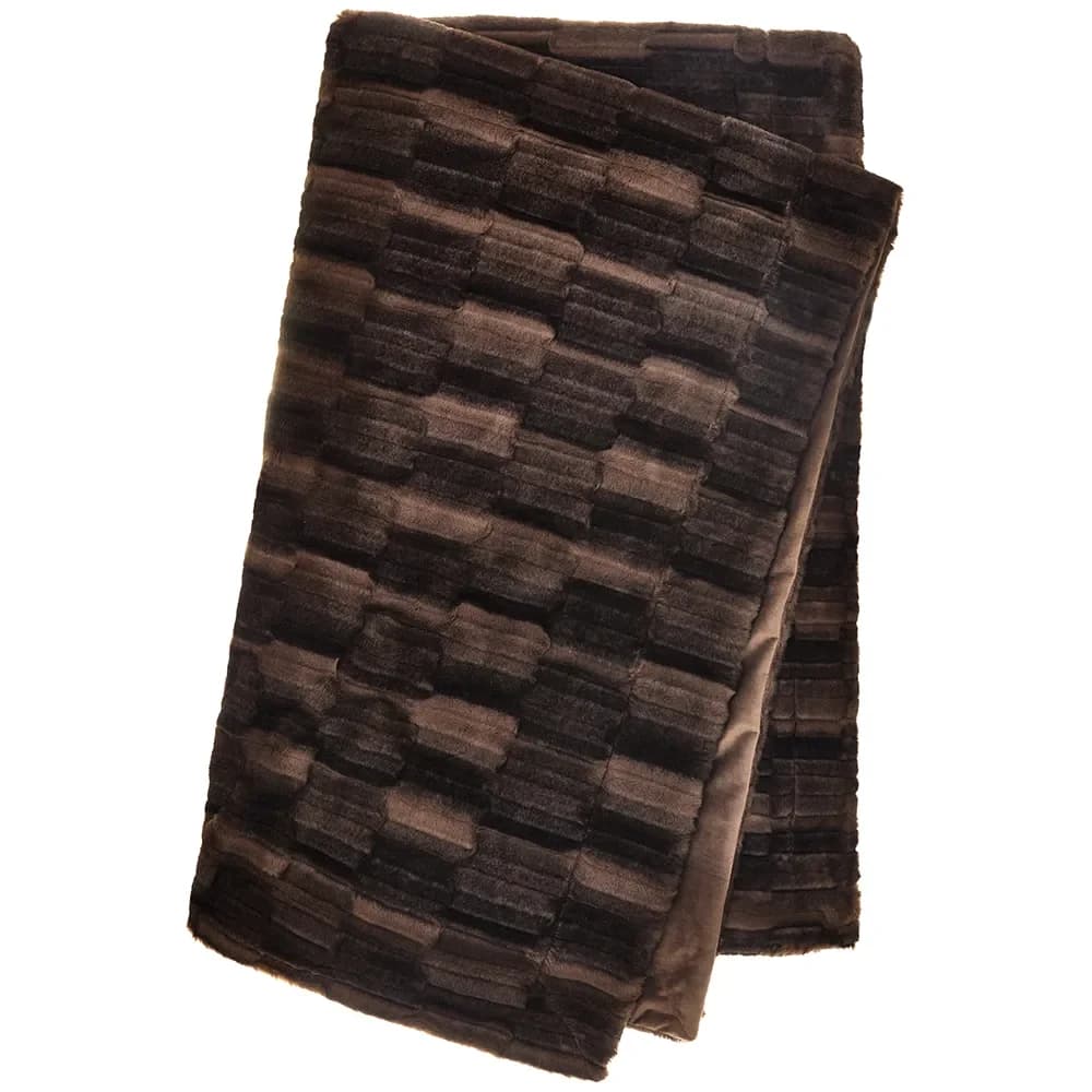 Skinnwille, Browny Pledd 140x220 cm Chocolate