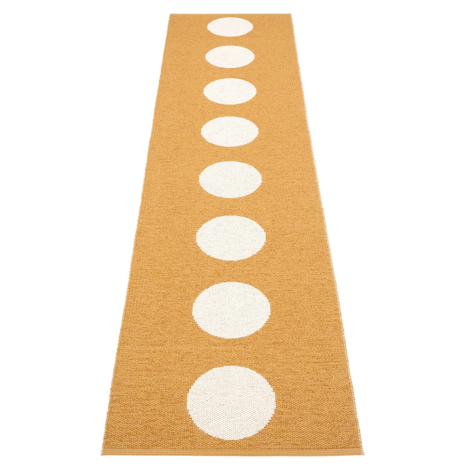 Pappelina, Vera matte 70x300 cm ochre / vanilla