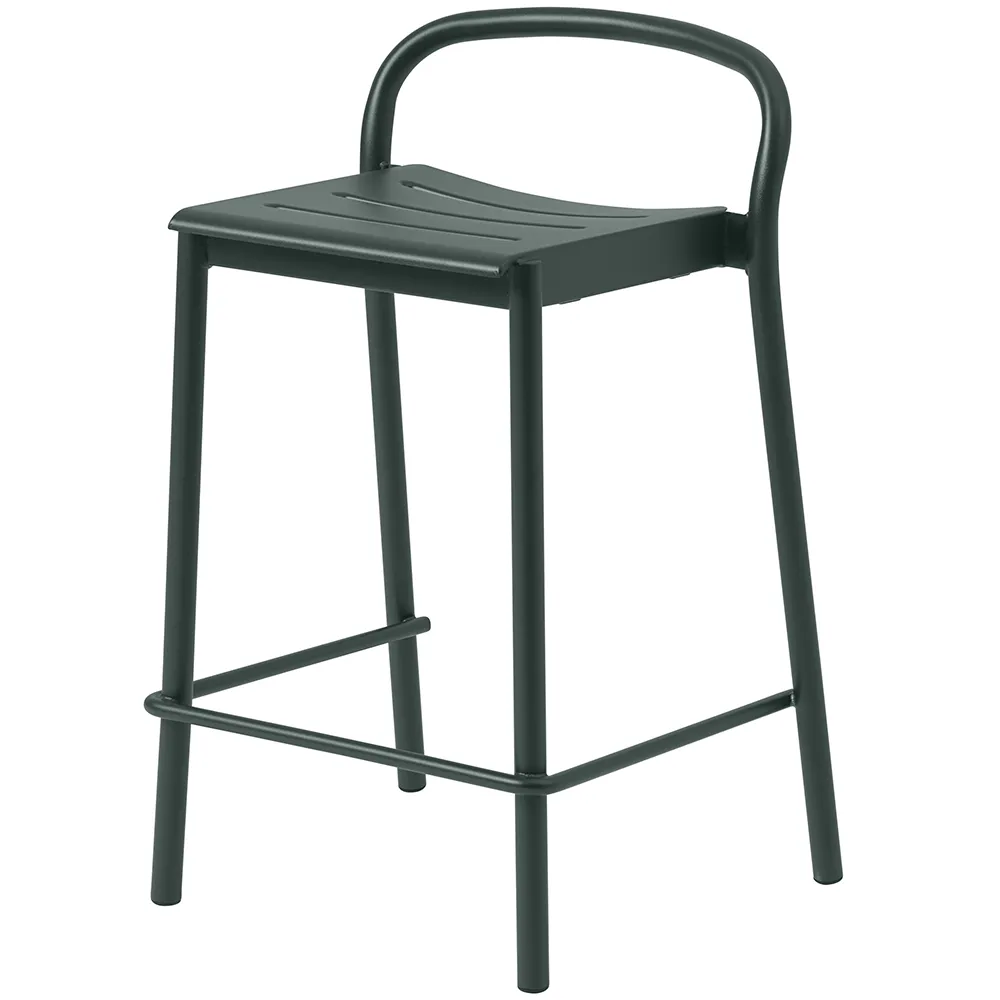 Muuto, Linear Steel Lav barkrakk Dark Green