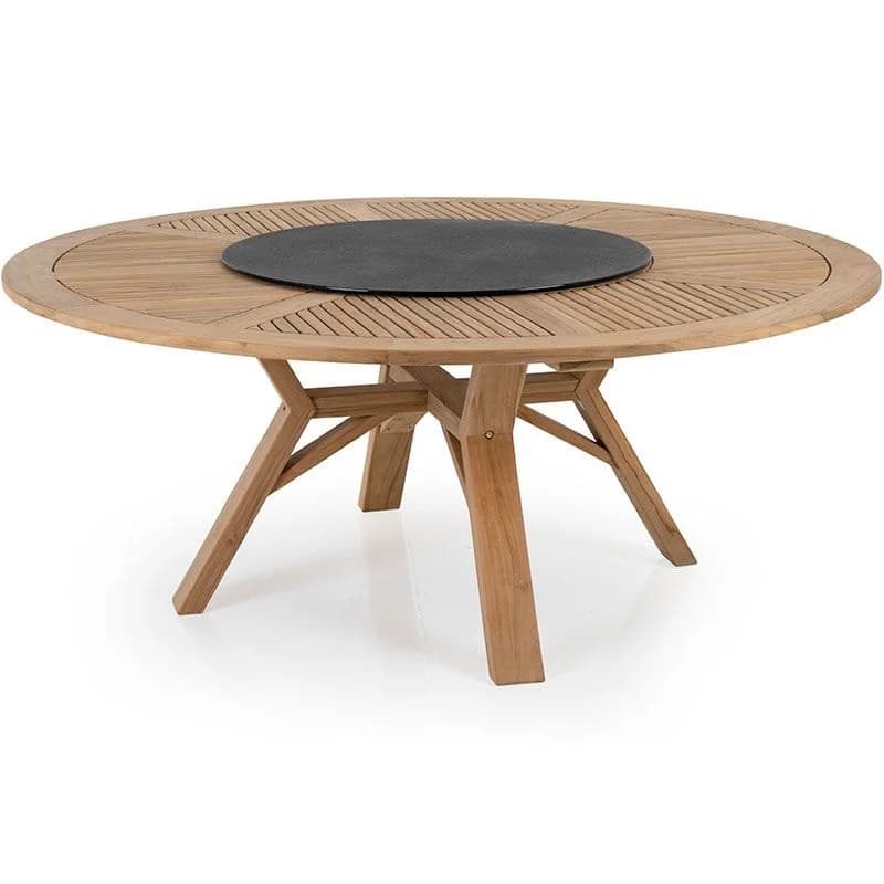 Brafab, Circus Spisebord 180 cm teak med snurreplate Brafab