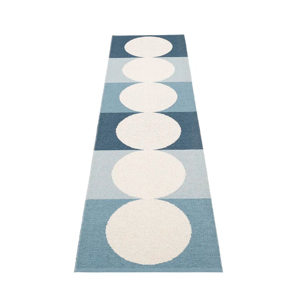 Pappelina, Otto Sky / Background Vanilla teppe 70 x 280 cm