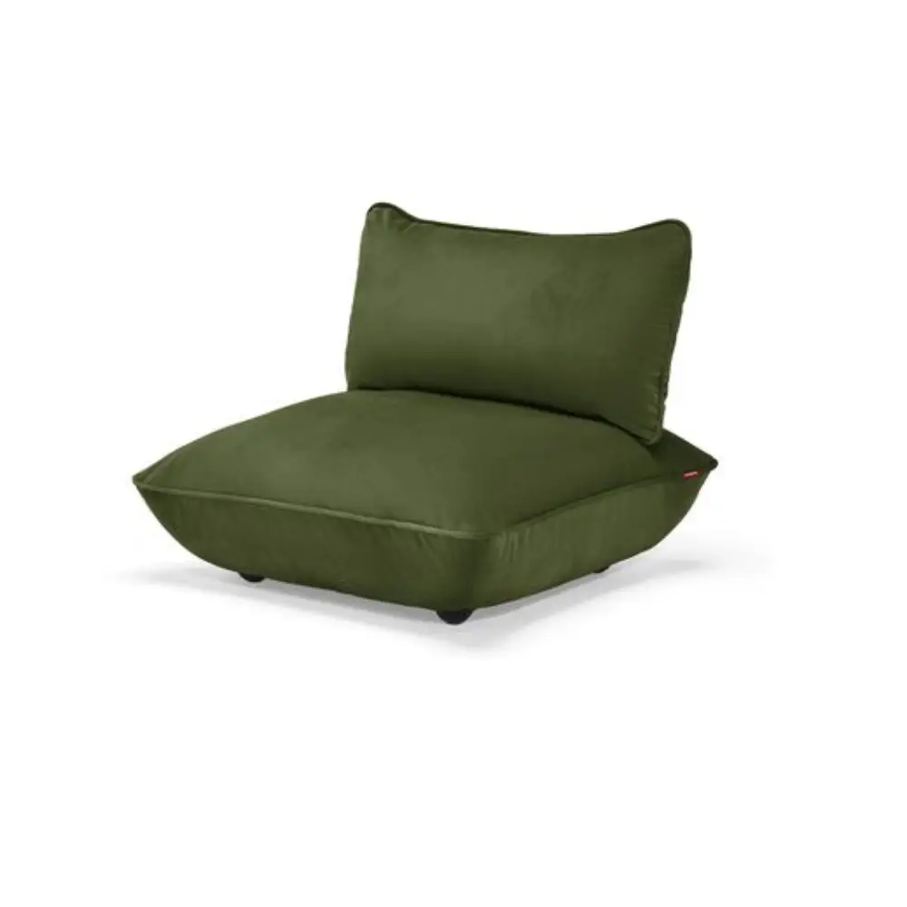 Fatboy, sumo seat velvet sofamodul recycled deep green