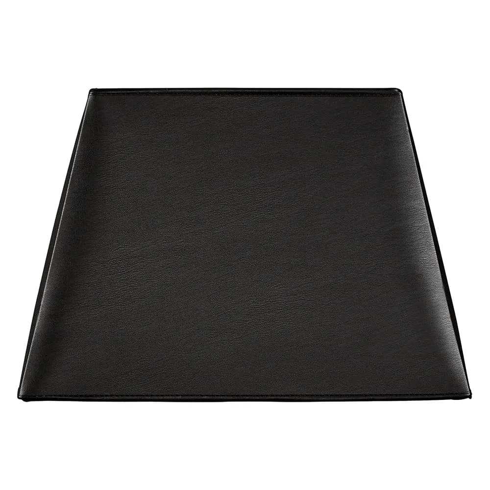Artwood, Lampeskjerm Square Black Leather Artwood