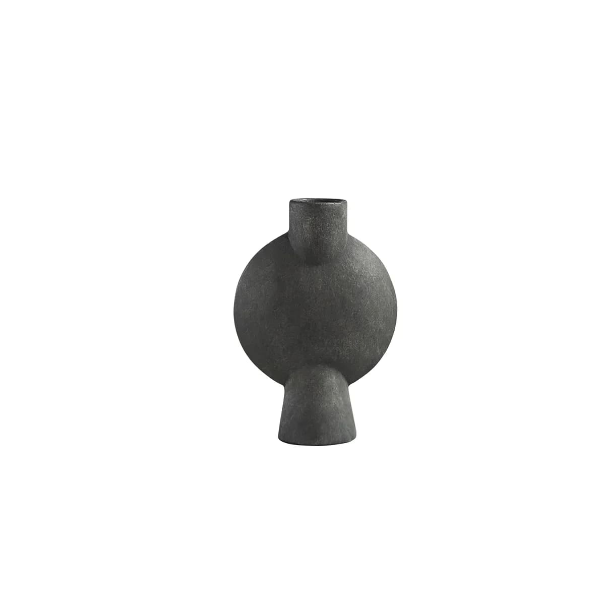 101 Copenhagen, Håndmalt vase Sphere Bubl Mini Dark Grey H19 cm
