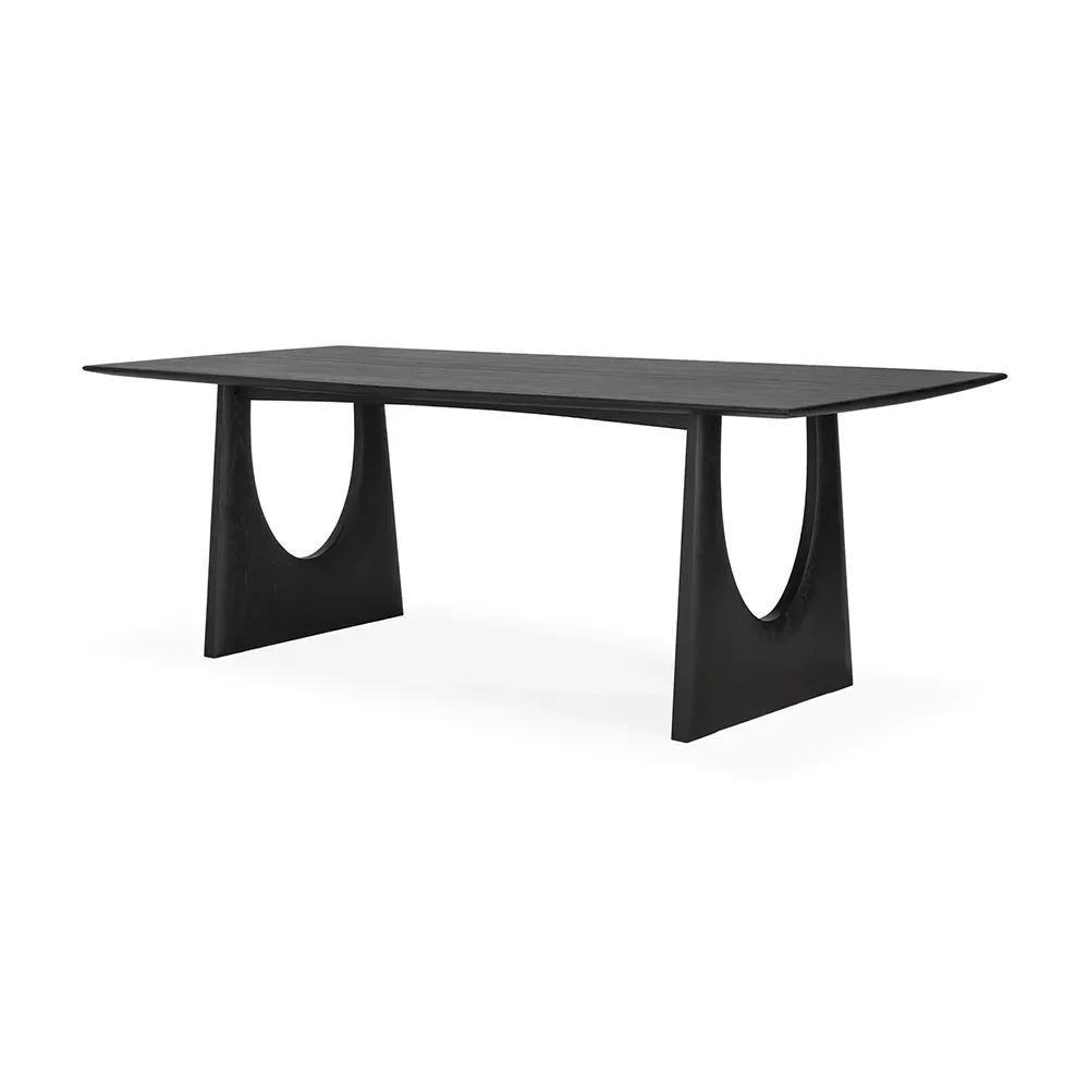 Ethnicraft, Geometric Spisebord 100x220 cm Svart eik
