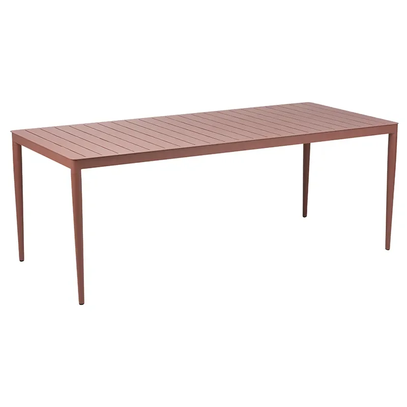 Brafab Bigby spisebord Zin Red, 195x90 cm
