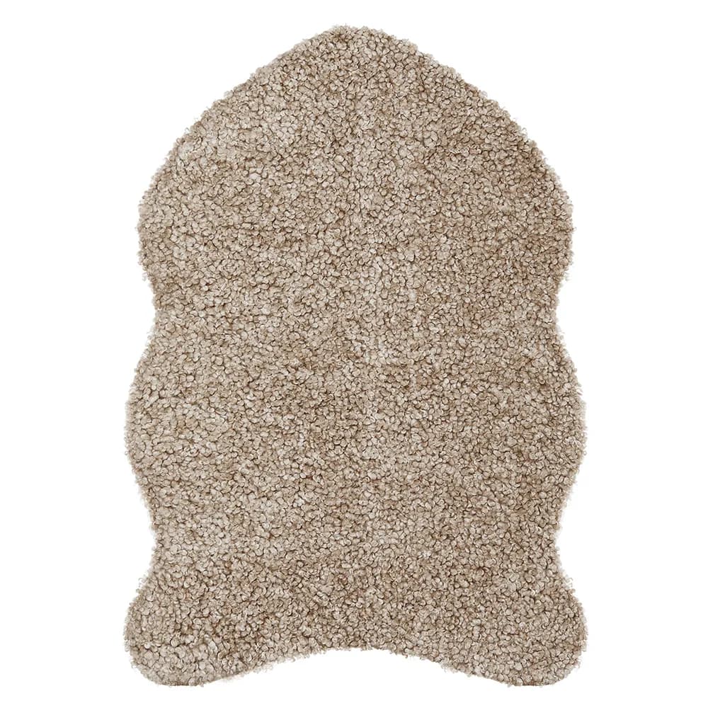 Skinnwille, Lumme teppe 60x90 cm Toffee