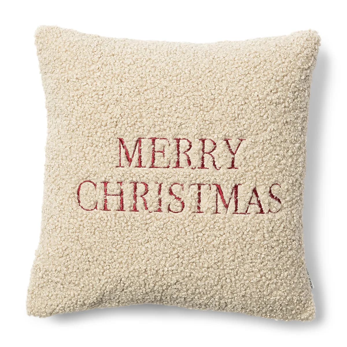 Riviera Maison, Putetrekk Merry Christmas Beige 50x50 cm