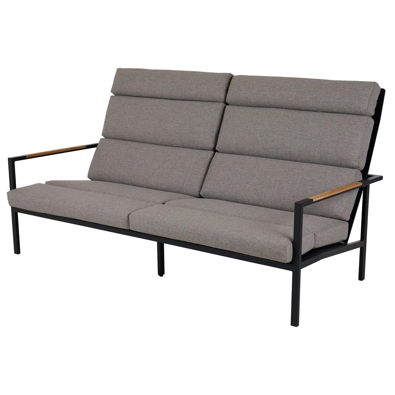 Brafab, Indus 3-seter sofa svart med pute Brafab