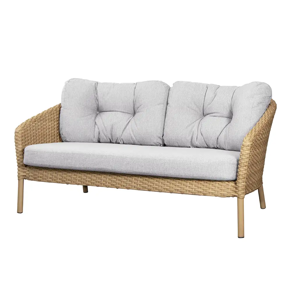 Cane-line, Ocean putesett, hvit grå, til 2-seters sofa