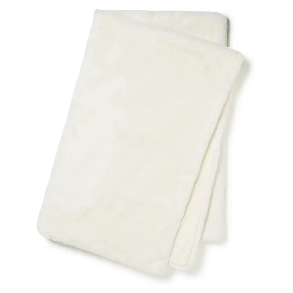 Skinnwille, Fluffy Pledd Ivory