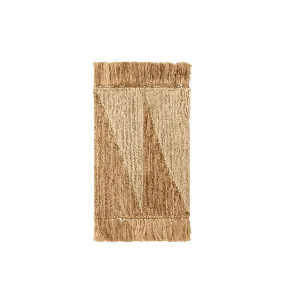 Ferm Living, Studie teppe 50 x 70 cm - Naturfarget/Off-white