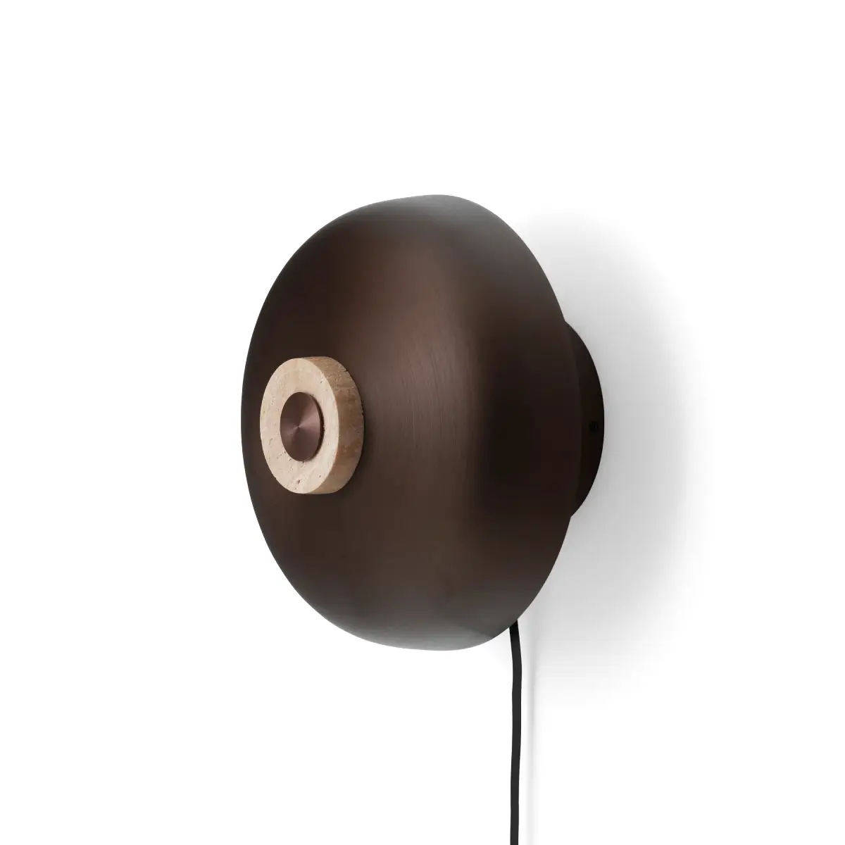 Audo Copenhagen - Reverse LED-vegglampe, bronse, Ø 24 cm