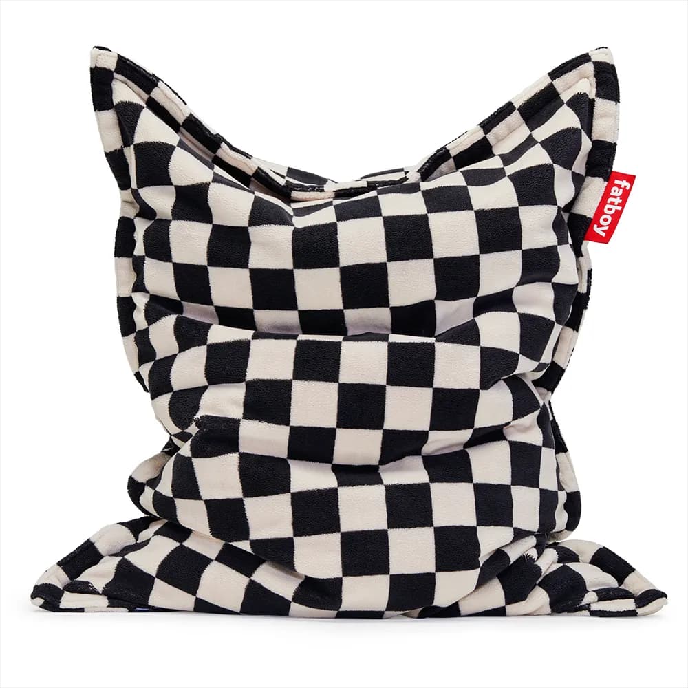 Fatboy, Original slim teddy Sekkestol chess black ecru