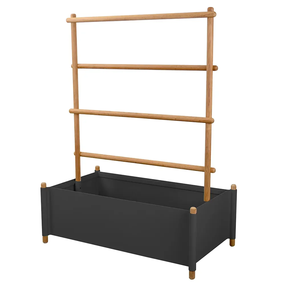 Cane-line, Sticks planter 103x58 cm med stativ Teak/ Grey