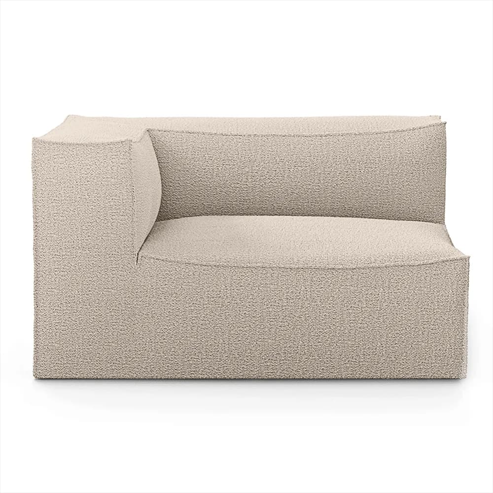 Ferm Living, Catena Sofa Armrest Left L400 - Wool Boucle - Natural
