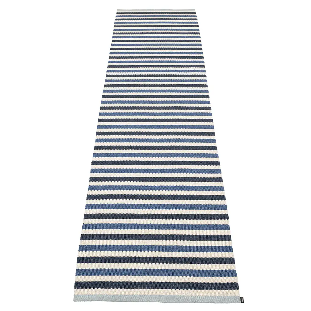 Pappelina, Teo matte 70x300 cm Denim/Dark Blue/Vanilla