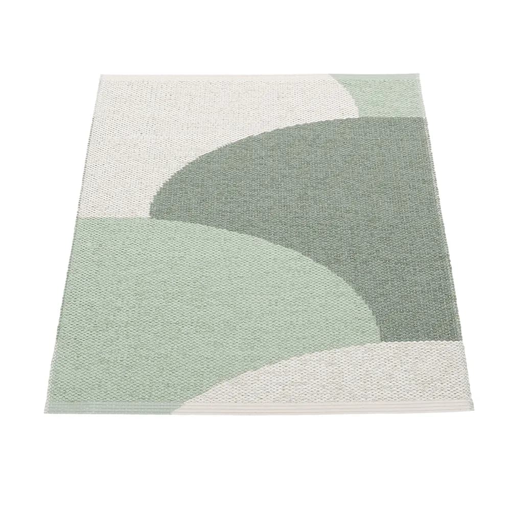 Pappelina, Hill teppe Army/Misty Mint/Fossil Grey 70 x 90cm