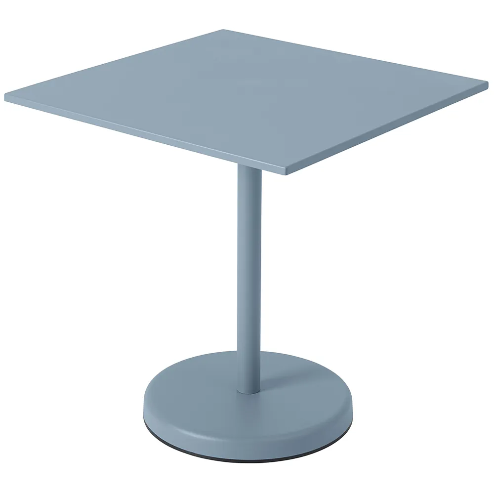 Muuto, Linear Steel Bistrobord 70x70 cm Pale Blue