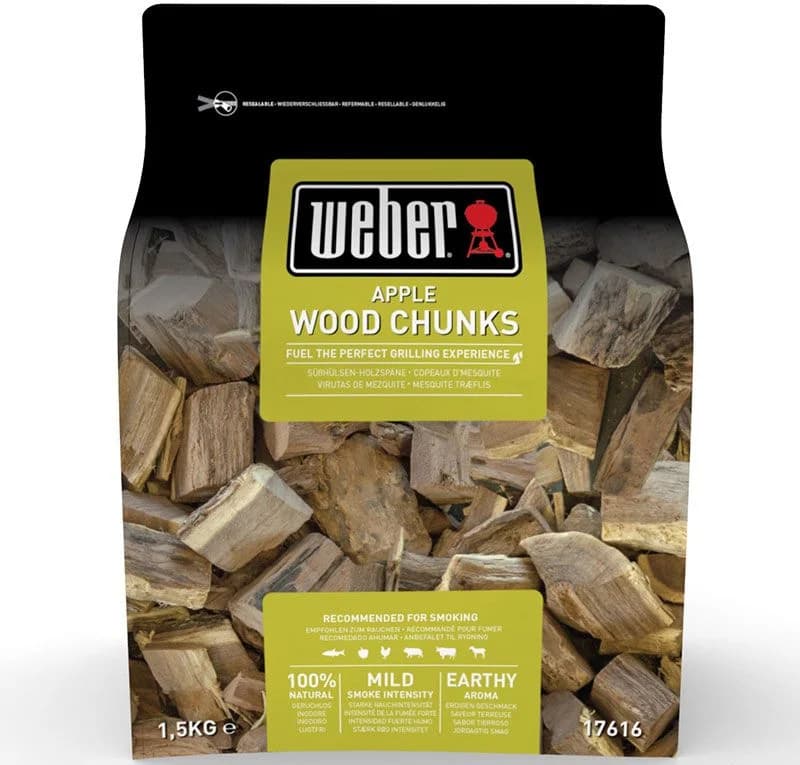 Weber, Røketre chunks eple 1,5 kg Weber