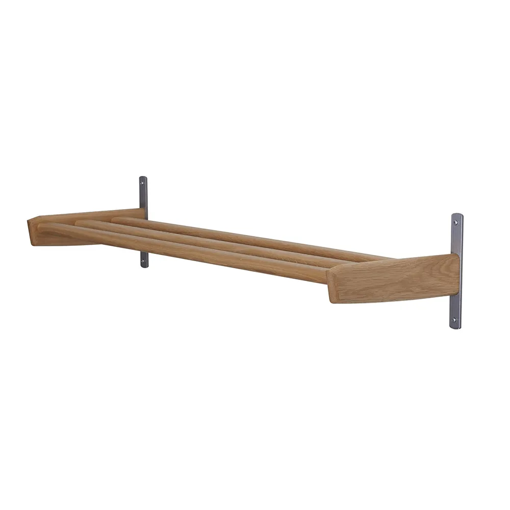 Oscarssons Möbel, Meja Skohylle 90 cm lakkert eik