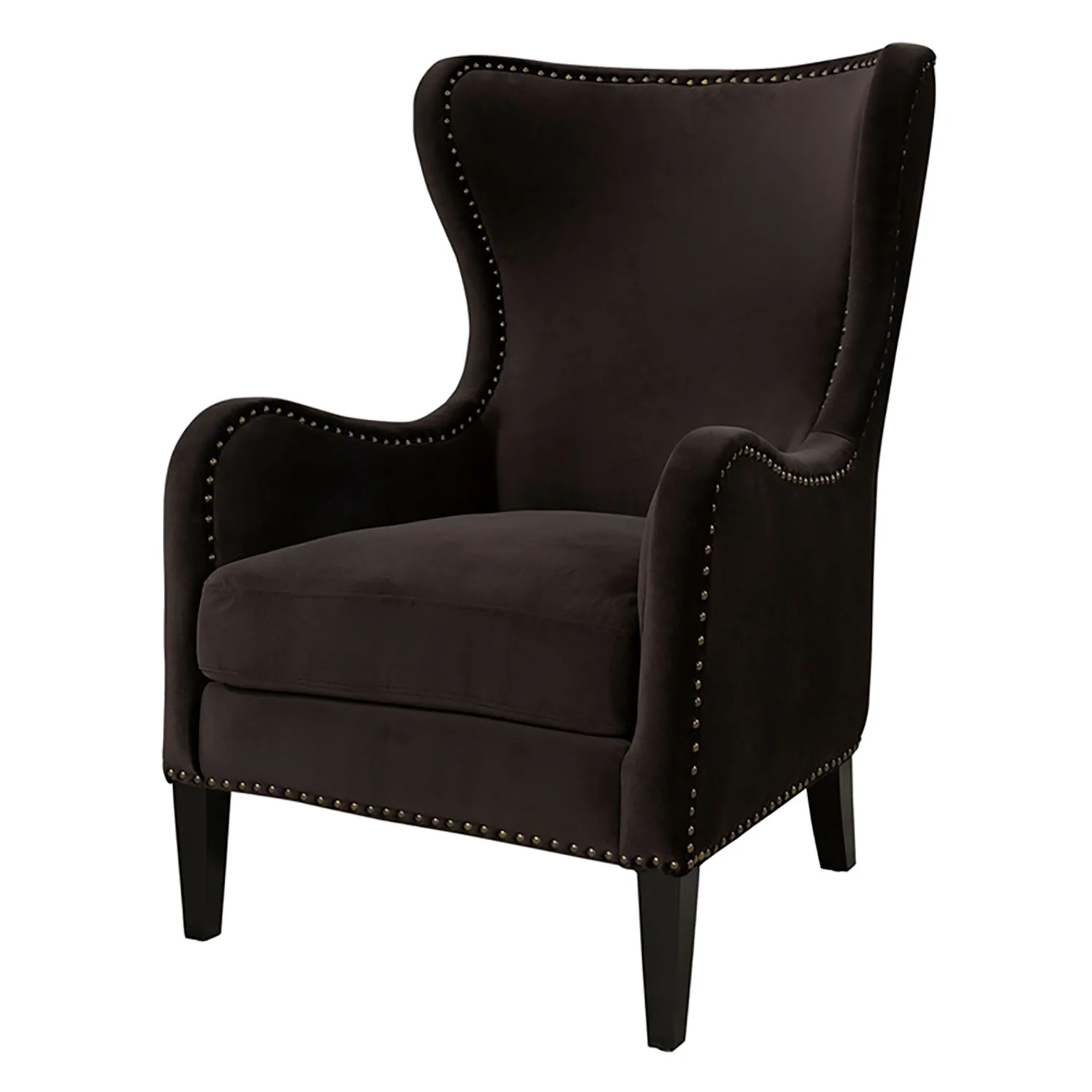 Artwood, Mischa lenestol Velvet Dark Brown Artwood