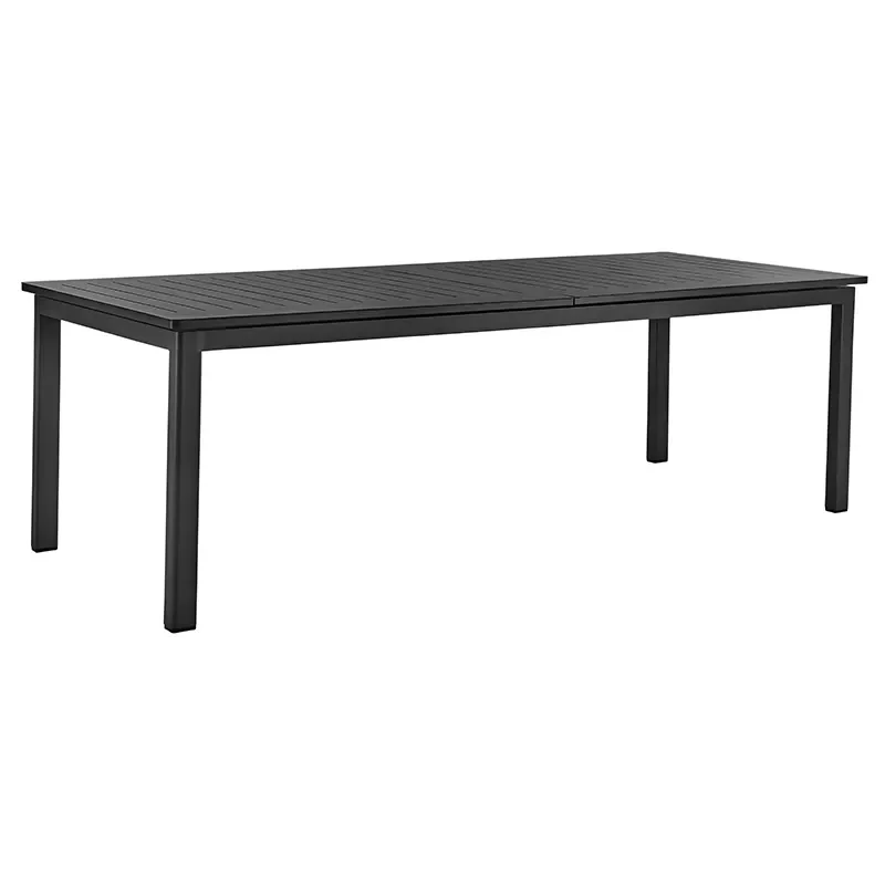Brafab, Lomma XL spisebord 100x260-380 cm svart