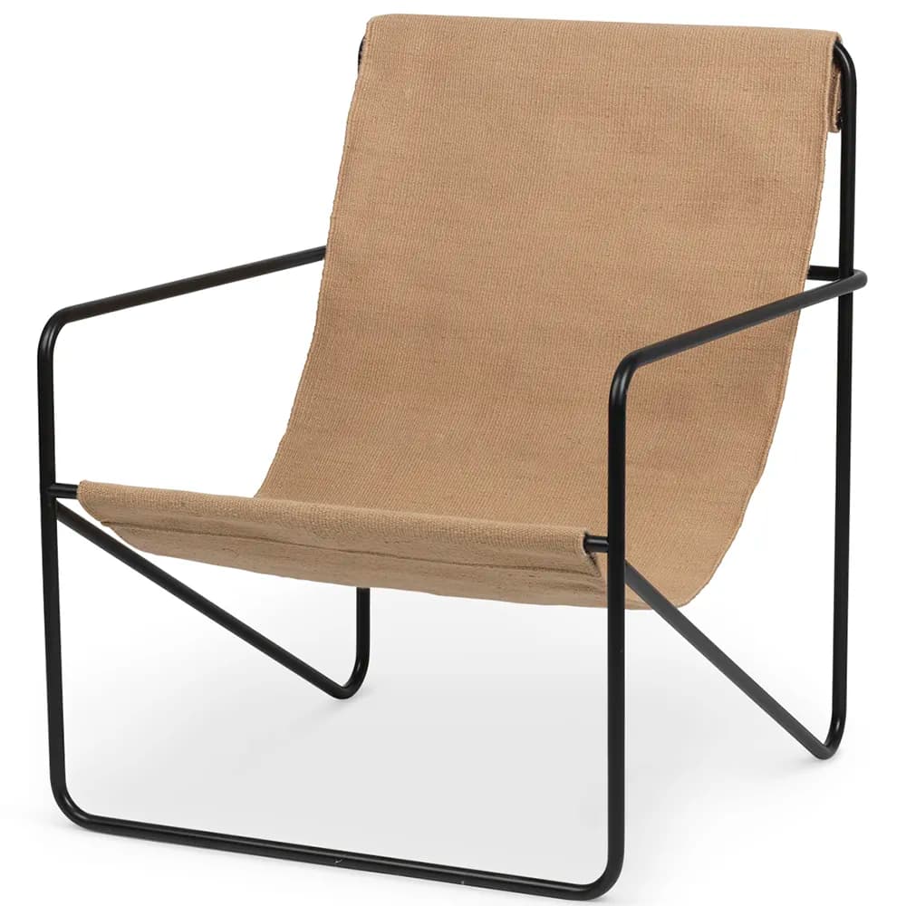 Ferm Living, Desert Lounge Lenestol Black/Sand