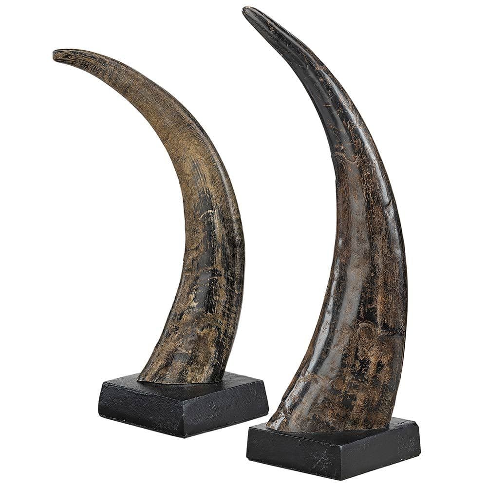 Artwood, Avorio horn dekorasjon 2-pakning Artwood