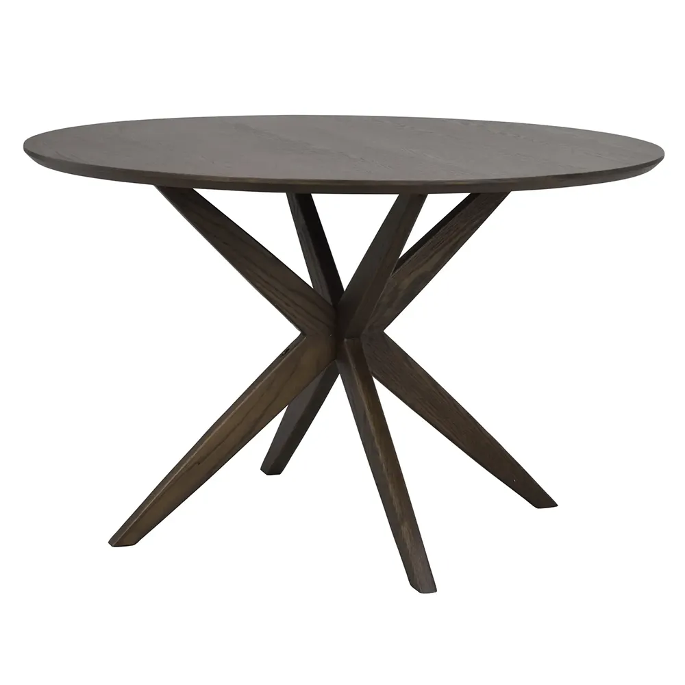 Rowico Home, Calverton spisebord Ø120 cm brun eik