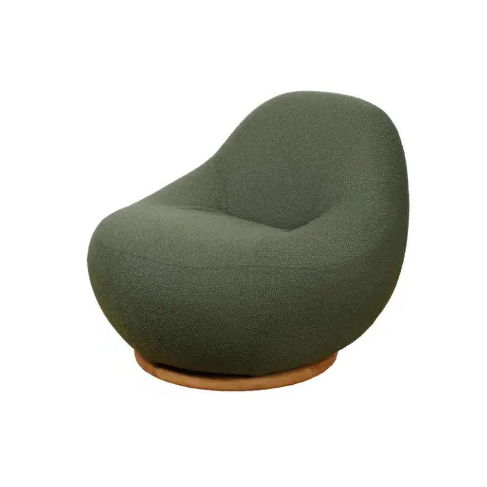 Cane-line, Gem lenestol m/teak dreie Dark green, Rise