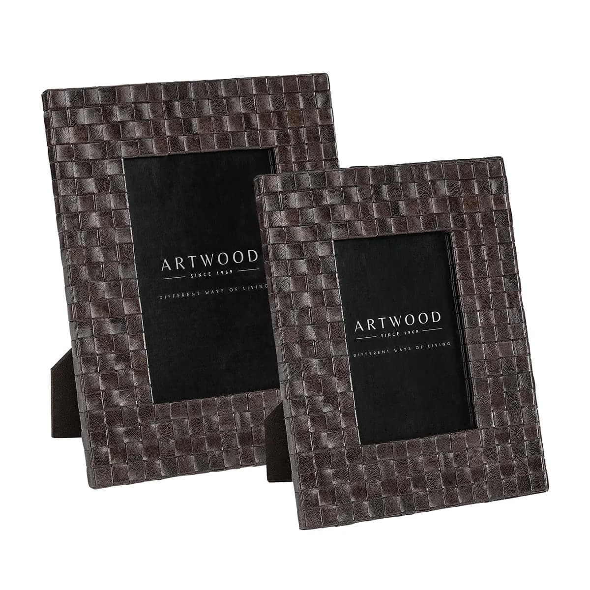 Artwood, Rammer i skinn Fuego 2-pakning Deep brown